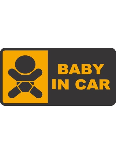 Sticker "Baby in car"   